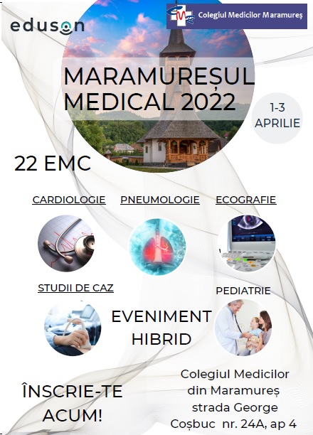 Program manifestare MARAMUREȘUL MEDICAL 2022